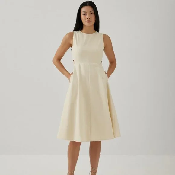 Love, Bonito | Dresses | Love Bonito Inka Textured Fit Flare Dress In Ivory  | Poshmark
